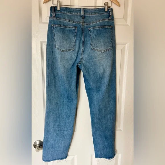 Harper Heritage High Rise Straight Cropped Jean - Picture 3 of 7